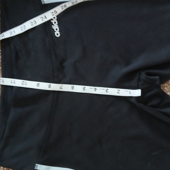 Adidas black and white athletic leggings size large - Picture 12 of 12